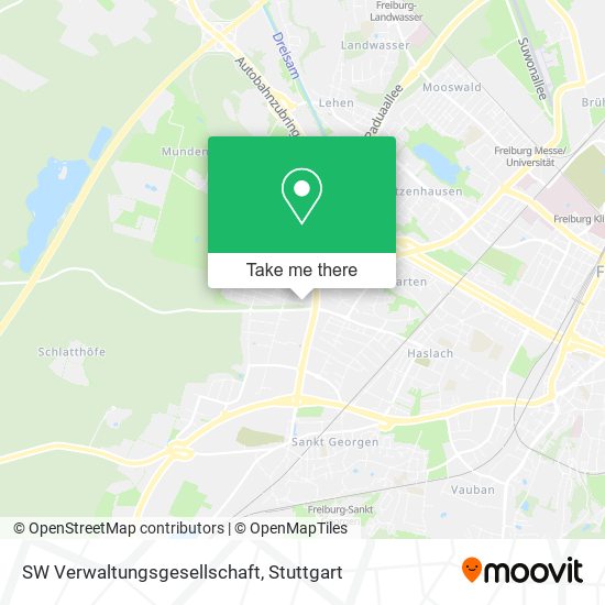 Карта SW Verwaltungsgesellschaft