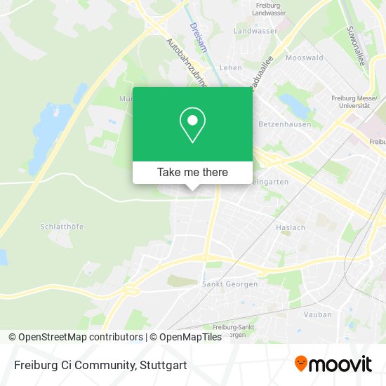 Freiburg Ci Community map