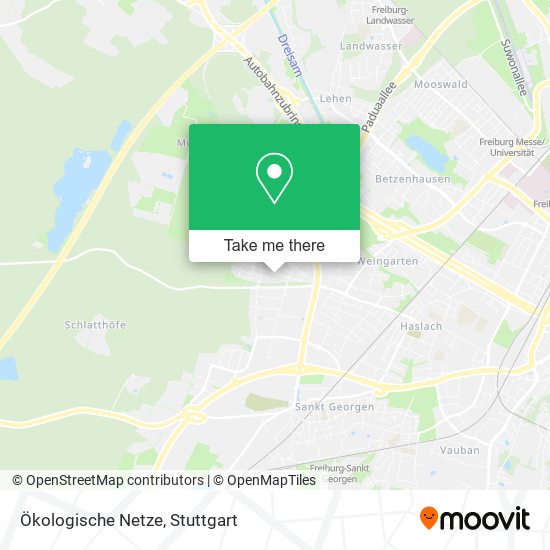 Карта Ökologische Netze