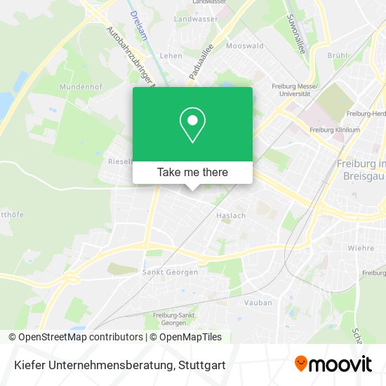 Kiefer Unternehmensberatung map