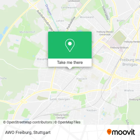 Карта AWO Freiburg