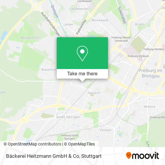 Карта Bäckerei Heitzmann GmbH & Co