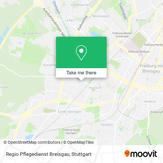 Карта Regio Pflegedienst Breisgau