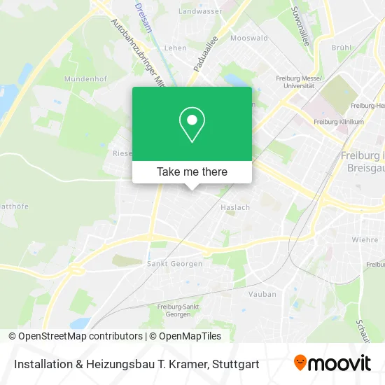 Карта Installation & Heizungsbau T. Kramer