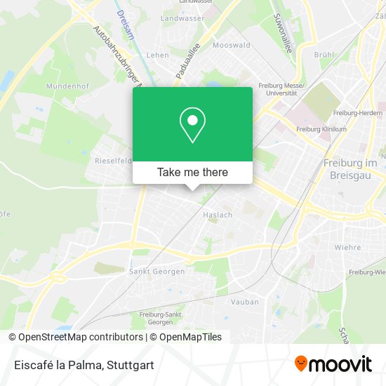 Eiscafé la Palma map