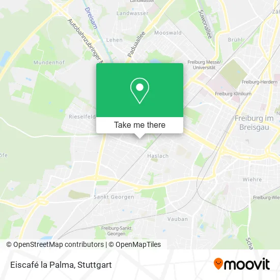Карта Eiscafé la Palma