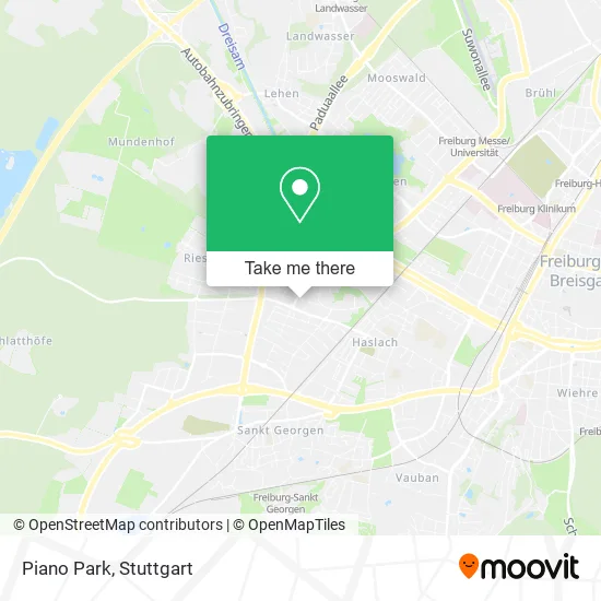 Карта Piano Park