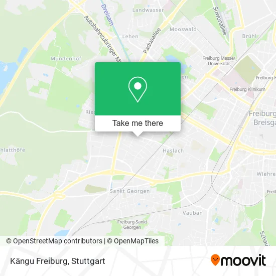 Карта Kängu Freiburg