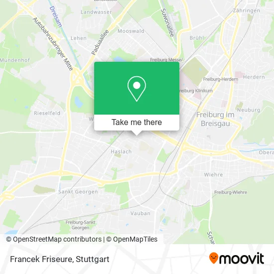 Francek Friseure map