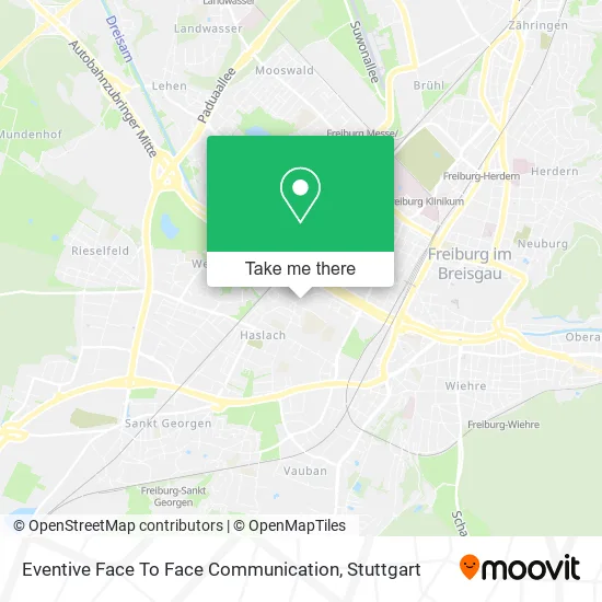 Eventive Face To Face Communication map