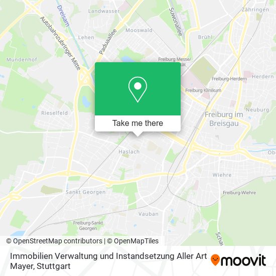 Immobilien Verwaltung und Instandsetzung Aller Art Mayer map