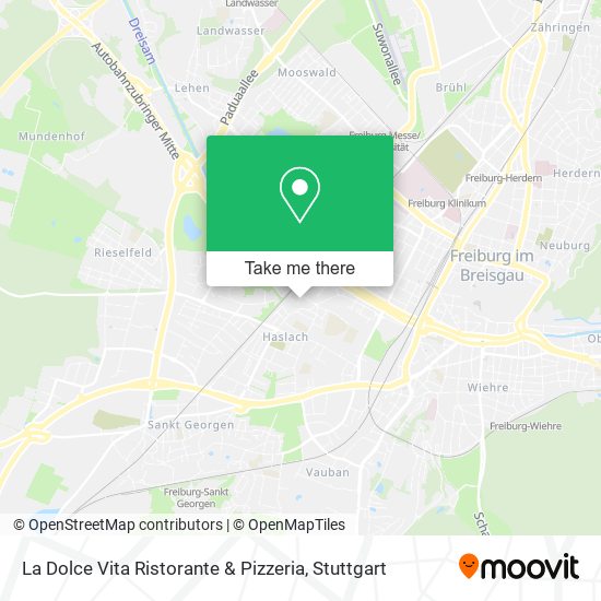 La Dolce Vita Ristorante & Pizzeria map