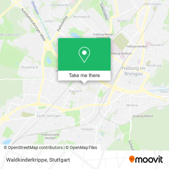 Карта Waldkinderkrippe