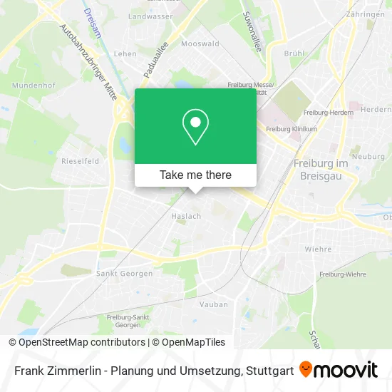 Карта Frank Zimmerlin - Planung und Umsetzung