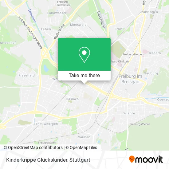 Карта Kinderkrippe Glückskinder
