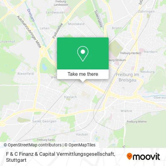 Карта F & C Finanz & Capital Vermittlungsgesellschaft