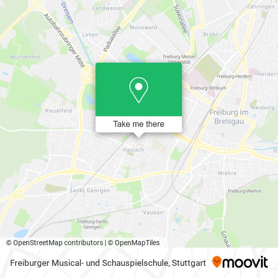 Freiburger Musical- und Schauspielschule map