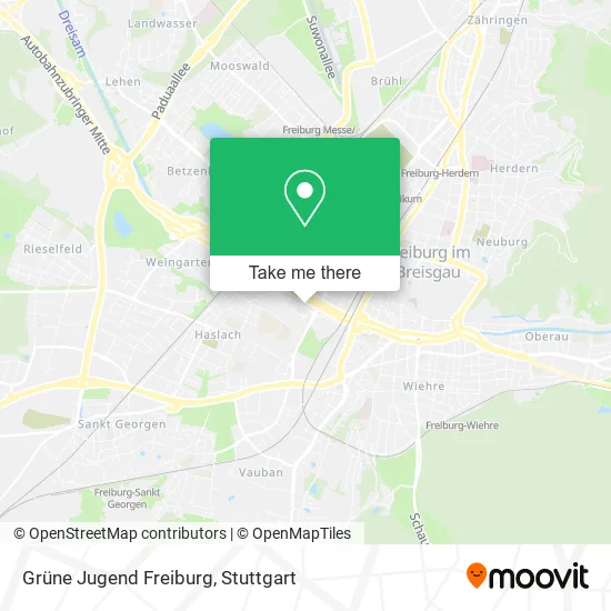 Карта Grüne Jugend Freiburg