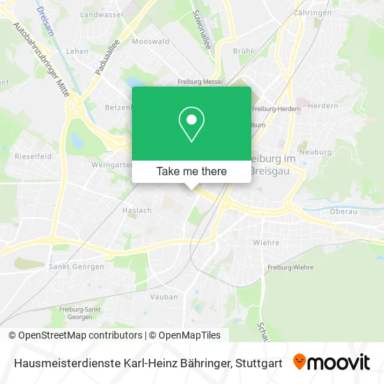 Карта Hausmeisterdienste Karl-Heinz Bähringer