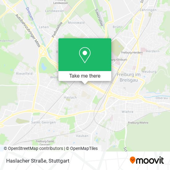 Карта Haslacher Straße