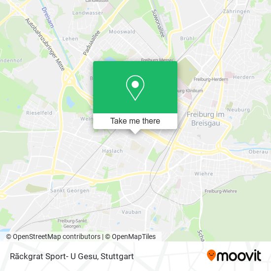 Карта Rãckgrat Sport- U Gesu