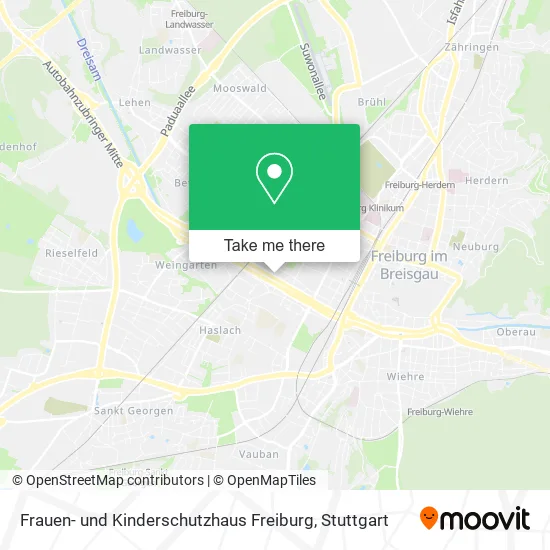 Карта Frauen- und Kinderschutzhaus Freiburg