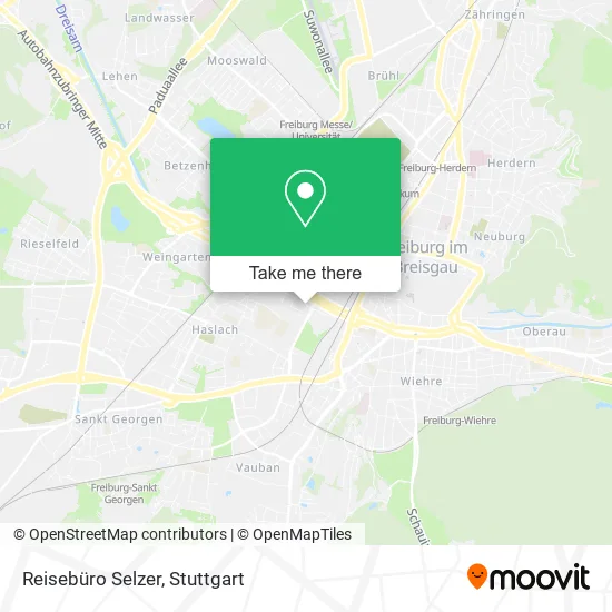 Карта Reisebüro Selzer