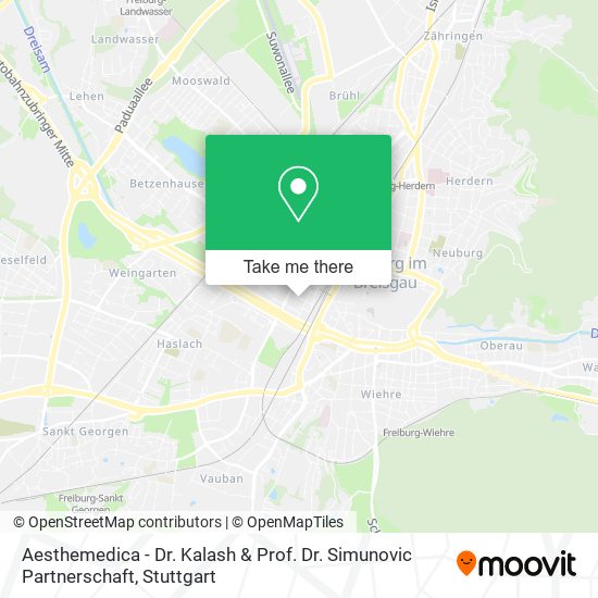 Aesthemedica - Dr. Kalash & Prof. Dr. Simunovic Partnerschaft map