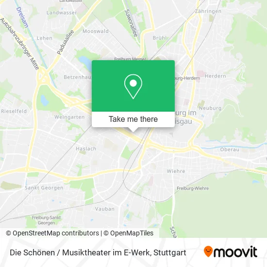 Карта Die Schönen / Musiktheater im E-Werk