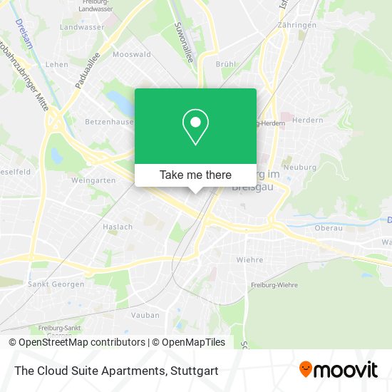 The Cloud Suite Apartments map