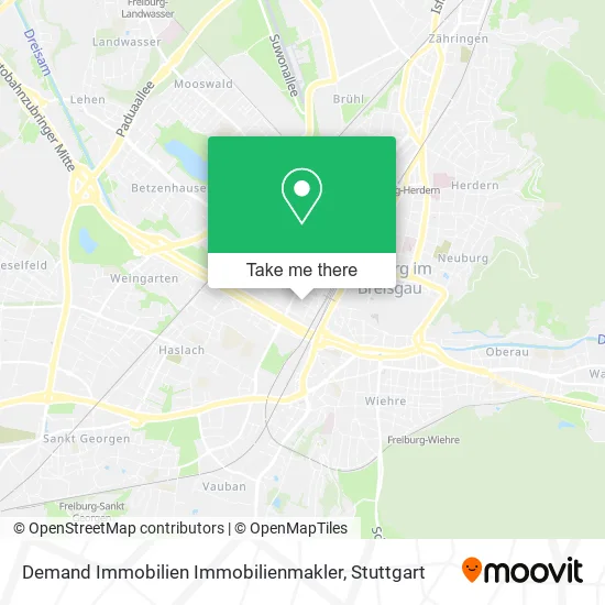 Карта Demand Immobilien Immobilienmakler
