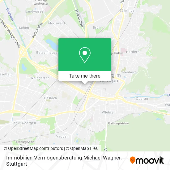 Карта Immobilien-Vermögensberatung Michael Wagner