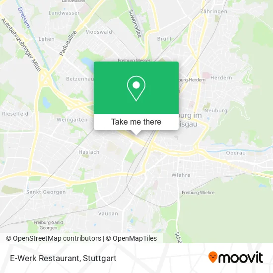 Карта E-Werk Restaurant