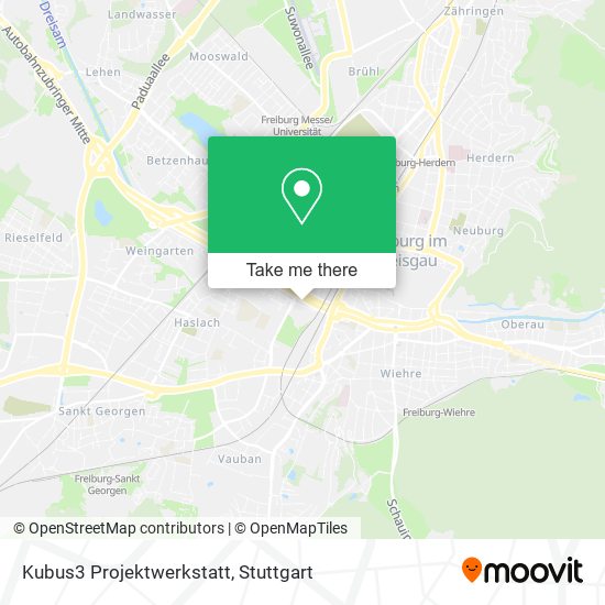 Kubus3 Projektwerkstatt map