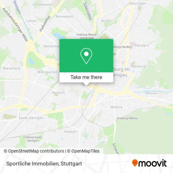 Sportliche Immobilien map