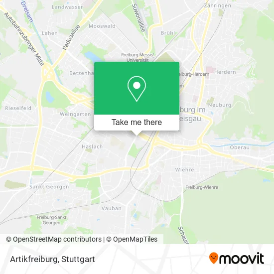 Карта Artikfreiburg