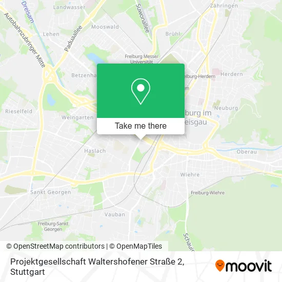 Карта Projektgesellschaft Waltershofener Straße 2