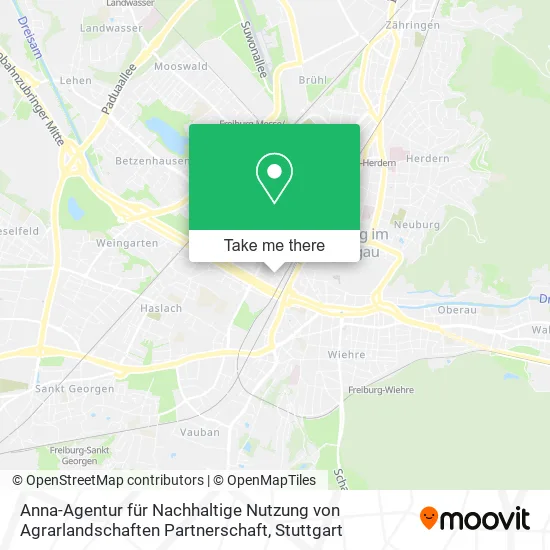 Карта Anna-Agentur für Nachhaltige Nutzung von Agrarlandschaften Partnerschaft