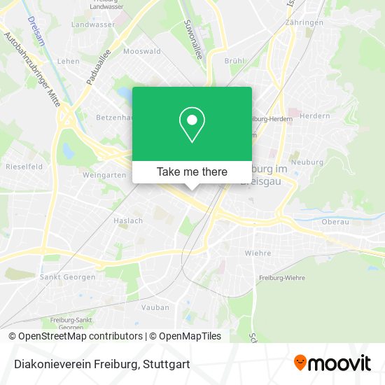Diakonieverein Freiburg map