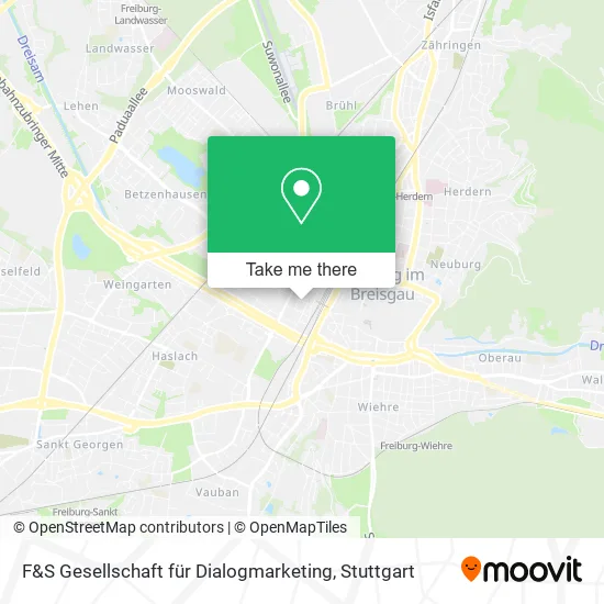 Карта F&S Gesellschaft für Dialogmarketing