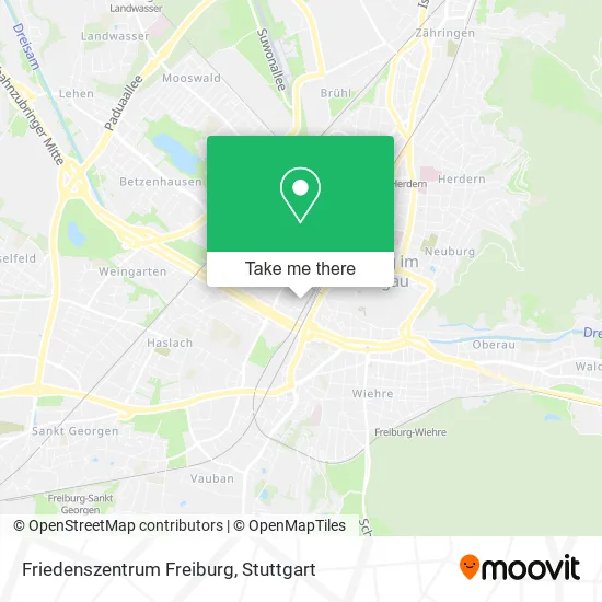 Карта Friedenszentrum Freiburg