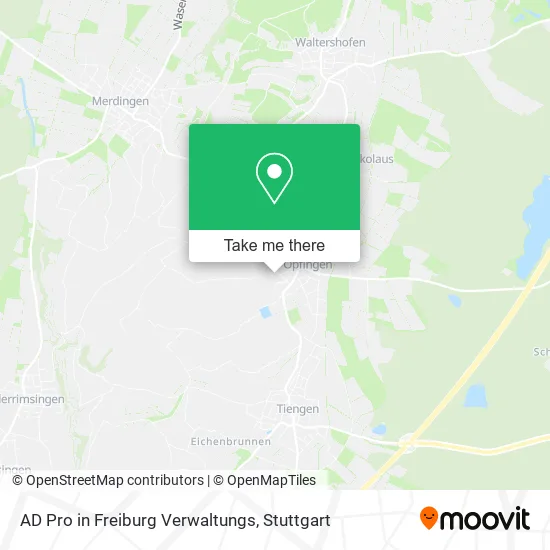 Карта AD Pro in Freiburg Verwaltungs