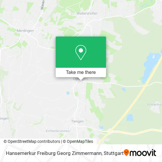 Карта Hansemerkur Freiburg Georg Zimmermann