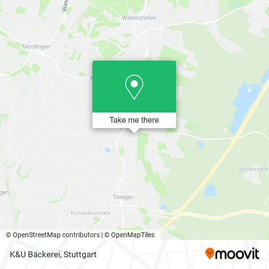 Карта K&U Bäckerei