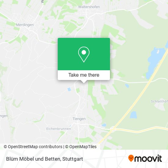 Blüm Möbel und Betten map