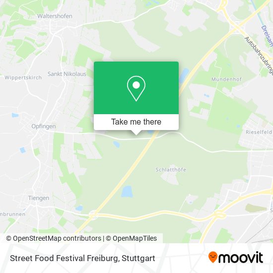 Street Food Festival Freiburg map