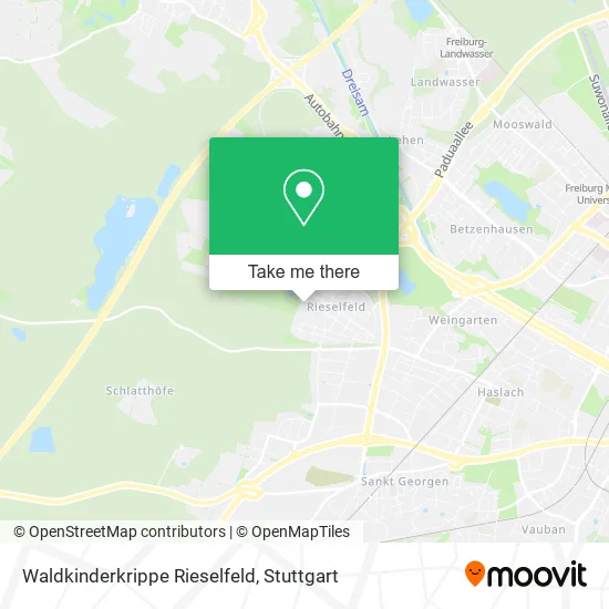 Карта Waldkinderkrippe Rieselfeld
