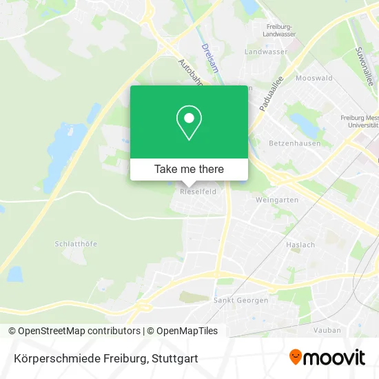 Карта Körperschmiede Freiburg