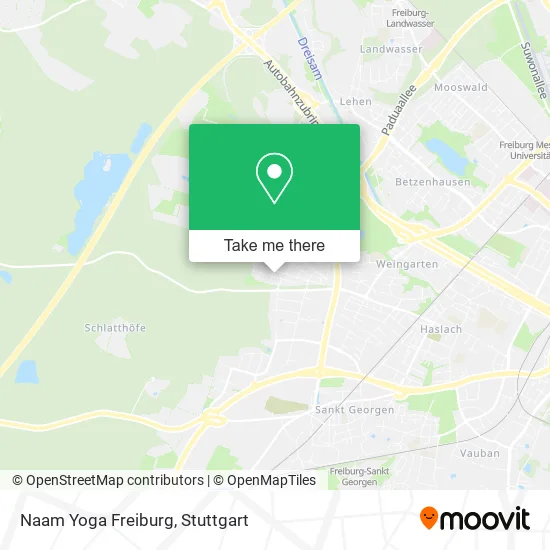 Карта Naam Yoga Freiburg