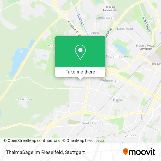 Карта Thaimaßage im Rieselfeld